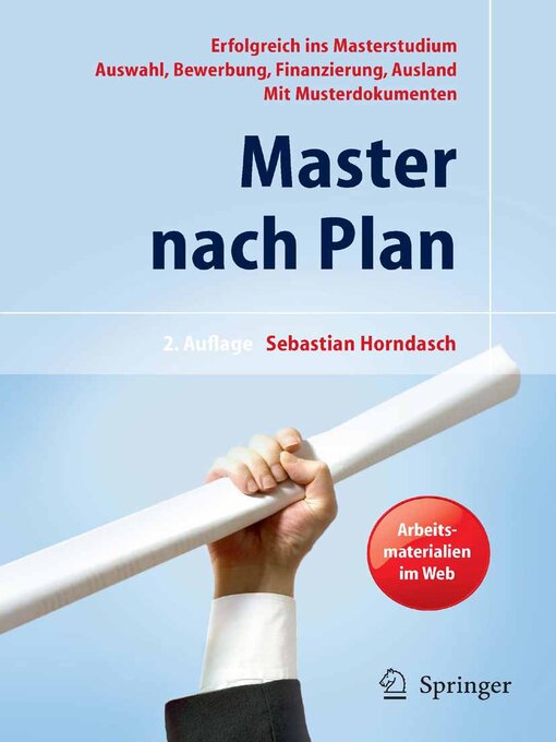 Title details for Master nach Plan. Erfolgreich ins Masterstudium by Sebastian Horndasch - Available